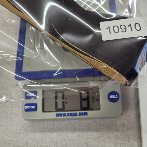 Perris Leathers LTD Black Suede Leather 3" Guitar Strap BBS-202 Made in Canada - Picture 6 of 6